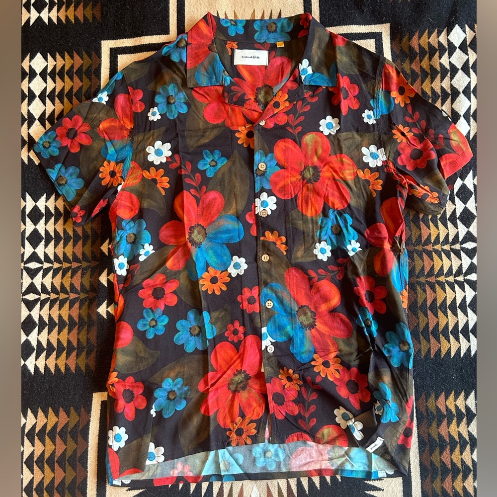 THE CRITICAL SLIDE SOCIETY Hawaiian / Party Shirt size Large